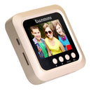 Danmini W5 2.4 inch Screen 2.0MP Security Camera No Disturb Peephole Viewer Doorbell, Support TF Card / Night Vision / Video Recording(Gold)