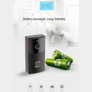 B10 2.4GHz Wireless Intelligent Doorbell 720P WiFi Video Doorbell Visual Camera Doorbell Intercom Home Security Safe, Support PIR Detection / Night Vision / Mobile Phone APP(Black)