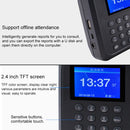 F01 Fingerprint Time Attendance Machine with 2.4 inch TFT Screen, EU Plug
