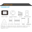 W8-S 2.4 inch Screen 2.0MP Security Camera No Disturb Peephole Viewer, Support TF Card(Silver)