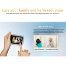 W8-S 2.4 inch Screen 2.0MP Security Camera No Disturb Peephole Viewer, Support TF Card(Silver)