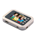 Danmini Q8 2.4 inch Color Screen 1.0MP Security Camera No Disturb Peephole Viewer, Support TF Card (32GB Max) / Night Vision / PIR Motion Detection(Gold)