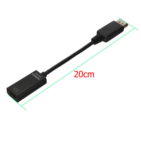 1x DisplayPort DP Male to HDMI Female Adapter Display Port Converter Cable
