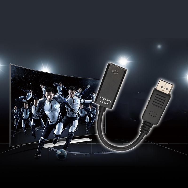 1x DisplayPort DP Male to HDMI Female Adapter Display Port Converter Cable