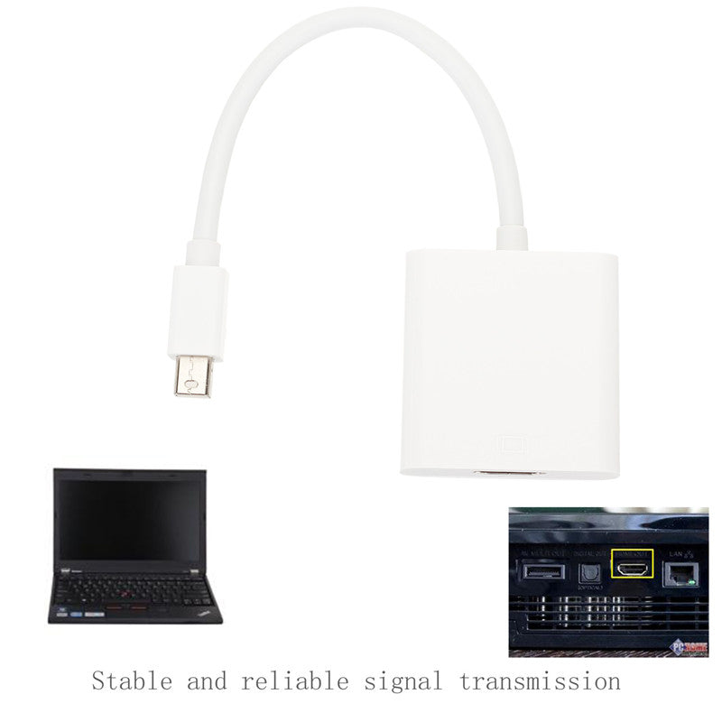 1pc Mini DisplayPort DP Male to HDMI Female Adapter Display Port Converter Cable