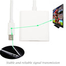 Mini Display Port DP To VGA Cable Adapter for Windows Laptop White 1 PC