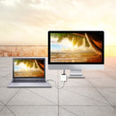Mini Display Port DP To VGA Cable Adapter for Windows Laptop White 1 PC