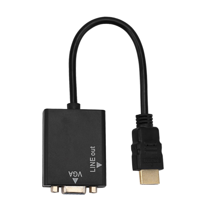 HDMI Male to VGA Female Video Cable Output Converter Adapter For PC DVD 1x New