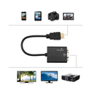HDMI Male to VGA Female Video Cable Output Converter Adapter For PC DVD TV 1080P