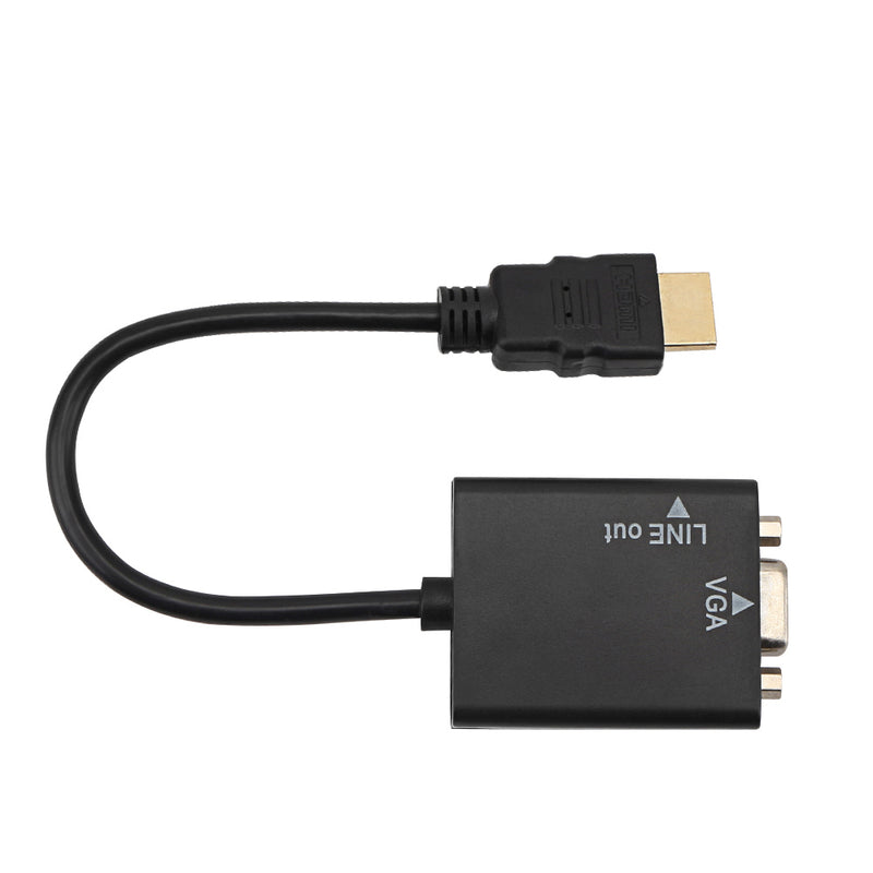 HDMI Male to VGA Female Video Cable Output Converter Adapter For PC DVD TV 1080P