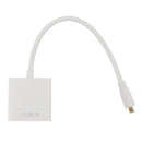 1 pc For Micro HDMI to VGA Female Video Converter Adapter Cable Projector