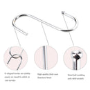 25PCS S Hooks Stainless Steel Multifunctional Storage Rack for Work Shop Garden