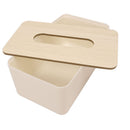 Napkin-Case Tissue-Holder Wooden DIY Painting Seat-Type