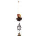 Ornament Hanging-Bells Glass-Decor Wind-Chimes Garden Metal Outdoor Home
