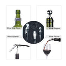 Bottle-Opener Red-Wine Stainless-Steel Kit Tire-Corkscrew-Pourer-Set