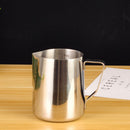 1x Stainless Steel Coffee Pitcher Pull Flower Cup With Scale Best Tools