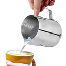Jacquard-Cup Bubble Coffee Stainless-Steel with Graduated Pulling Flower Milk