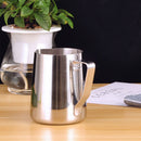 Tipped-Pull-Cup Foaming Coffee Stainless-Steel with Graduated Measuring-Cup Pull
