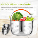 Steamer Basket Multi-Function Cooking Cooker-Anti-Scald Rice-Pressure