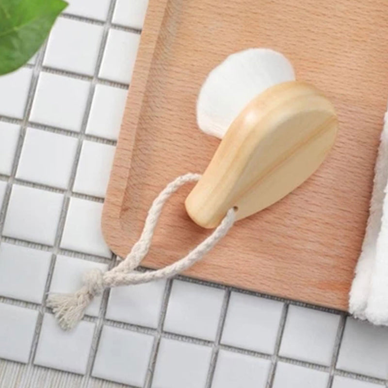 Facial Brush Face Cleaning Skin Care Comma Holder Exfoliator Professional Brush