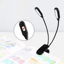 Led-Lamp Reading-Light for Music-Stand Book Piano Laptop-Read 10-Leds
