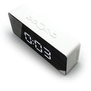 Digital Alarm Clock LED Display Multi functional Snooze 12/24H Mirror Clock
