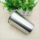 Beer Mugs Single Layer Drink Milk Jug Cups 500ml 12.4*8.8*6cm Stainless Steel