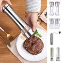Salt and Pepper Grinder Set Ceramic Mills Stainless Steel Shakers Spic