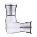 Salt and Pepper Grinder Set Ceramic Mills Stainless Steel Shakers Spic