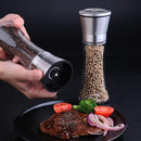 Salt and Pepper Grinder Set Ceramic Mills Stainless Steel Shakers Spic