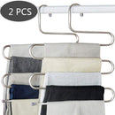 Clothes Hanger Space Saver Multi Functional Storage Organiser Stainless Steel