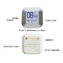 Kitchen Timer 0-99 Minutes Touch Screen Backlight Digital Timer Newest Useful