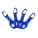 Silicone Mineral Water Bottle Buckle Carabiner Rubber Webbing Hang Buckle