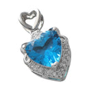 Europe And America Wish Star Amazon Crystal Wedding Pendant Accessory Heart