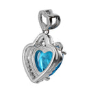 Europe And America Wish Star Amazon Crystal Wedding Pendant Accessory Heart