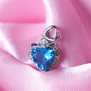 Europe And America Wish Star Amazon Crystal Wedding Pendant Accessory Heart