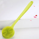 Brush Scrubber Skin Care Long Handle Silicone Shower Accessories Bath Body Brush