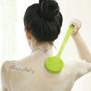 Back-Scrubber Exfoliating Bath-Body-Brush Shower-Use Long-Handles Silicone