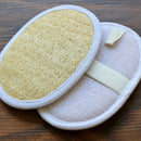 Bath-Brush Bathing-Wipe Shower Natural-Loofah Cotton Cleaning Pure