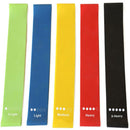 5pcs Fitness Yoga Resistance Bands Elastic Sport Body Latex Belt Pull Strap Forc