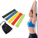 5* Resistance Elastic Band Exercise Yoga Belt Latex Pull Rope Fitness Best