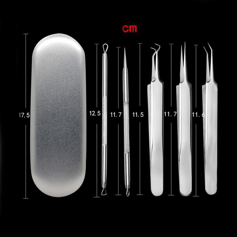 Stainless Steel Acne Needle 5 Piece Set Acne Blackhead Acne Needle Beauty Tool