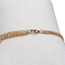Boho Multi-layer Long Chain Feather Pendant Crystal Choker Necklace Jewelry Gift