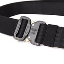 New Quick Release Buckle Safety Outer Belt Quick Dry Pure Nylon Training Belt(Black)