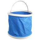 2x Outdoor Portable Folding Fishing Bucket Water Barrel fr Hiking Camping Travel