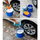 2x Outdoor Portable Folding Fishing Bucket Water Barrel fr Hiking Camping Travel