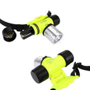 1 Pcs T6 super waterproof aluminum diving headlights