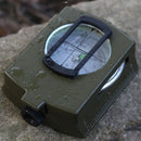 1 Pcs Pocket Military Army Geology Metal Compass Military Green Color