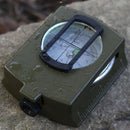 1Pcs Pocket Military Army Geology Metal Compass Military Green Color