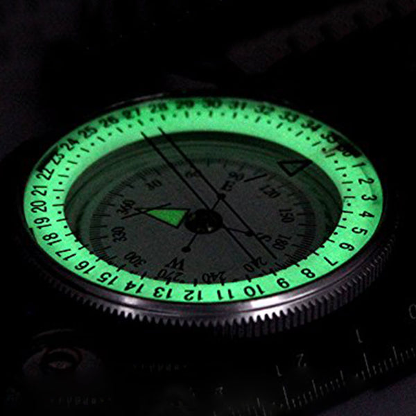 1 Pcs Pocket Military Army Geology Metal Compass Military Green Color